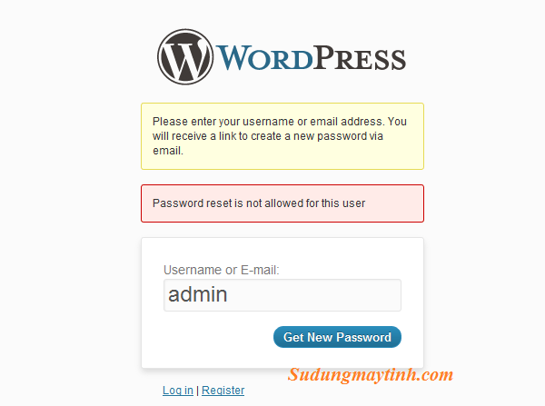 2 cách lấy lại mật khẩu admin trong WordPress